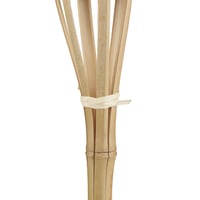 Sada záhradných faklí Relaxdays, 10 ks, 40 cm, bambusová fakľa, dekorácia na záhradnú párty, olejová fakľa s náhradným knôtom, prírodná 7