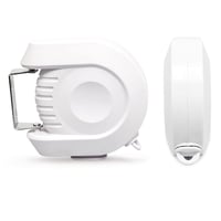Relaxdays izvlačivo uže za sušenje rublja s automatskim namotavanjem, 12 m, bijelo, za balkon i vrt, aluminijski nosač 6