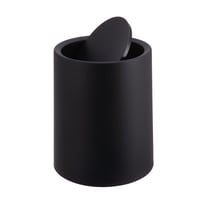 Relaxdays kozmetička kanta za smeće, 6 litara, s poklopcem na ljuljanje, unutarnjom posudom, mat plastika, okrugla kanta za kupaonicu 1