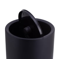 Relaxdays kozmetička kanta za smeće, 6 litara, s poklopcem na ljuljanje, unutarnjom posudom, mat plastika, okrugla kanta za kupaonicu 7