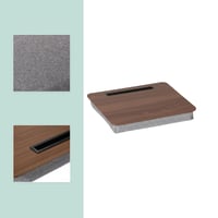 Pernă pentru laptop Relaxdays cu suport pentru telefon, 46 x 35 cm, suport pentru laptop pentru pat și canapea, tăviță pentru genunchi, diverse culori 5