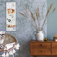 Relaxdays Magnetická sklenená tabuľa, stierateľná, biela, na použitie v kancelárii a domácnosti, magnetická tabuľa 5