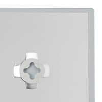 Relaxdays Magnetická sklenená tabuľa, stierateľná, biela, na použitie v kancelárii a domácnosti, magnetická tabuľa 6