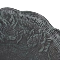 Liatinové kŕmidlo a napájadlo pre vtáky Relaxdays, stojace, 74,5 x 37,5 x 35 cm, tmavozelené 7