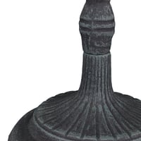 Liatinové kŕmidlo a napájadlo pre vtáky Relaxdays, stojace, 74,5 x 37,5 x 35 cm, tmavozelené 5
