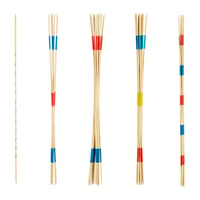 Relaxdays XXL Mikado igra, drvena igra spretnosti za djecu i odrasle, 31 drveni štapić, 90 cm, prirodna boja 6