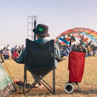 Skladací nákupný vozík Relaxdays s odnímateľnou taškou, 28 l, na kolieskach, 92,5 x 42 x 28 cm, čierny 5