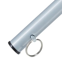 Uscător de rufe pliabil Relaxdays, tip umbrelă, 15 m lungime de uscare, pentru grădină și camping, cu suport, pentru balcon, 140 cm, argintiu 10