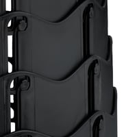 Scaun telescopic pliabil Relaxdays, scaun de camping cu înălțime reglabilă, cu curea de transport, pentru exterior, 44,5 x 25 x 25 cm, verde/negru 8