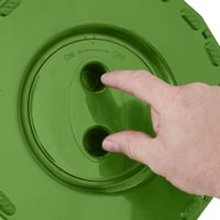 Scaun telescopic pliabil Relaxdays, scaun de camping cu înălțime reglabilă, cu curea de transport, pentru exterior, 44,5 x 25 x 25 cm, verde/negru 6