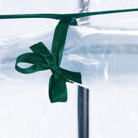 Relaxdays Paradicsom Fóliaüvegház, acél és PVC fólia, 150 x 100 x 50 cm, sétálható, ajtóval, kert és erkély, átlátszó/fekete 7