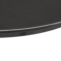 Set 2 tăvi de servire Relaxdays, rotund Ø 40 cm, suprafață antiderapantă, tavă de bar pentru HORECA, negru 12