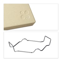 Relaxdays set za pizzu 38x30x3 cm, s metalnim postoljem i drvenom lopaticom za pizzu, pravokutni kamen za pečenje kruha, pizze i flambiranih pita (Flammkuchen), prirodni materijal 7