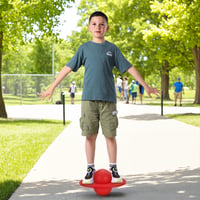 Relaxdays Pogo Ball za djecu, do 100 kg, igračka za skakanje na otvorenom, crvena 2