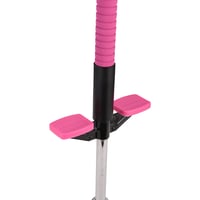 Relaxdays Pogo stick pre deti, do 35 kg, polstrovaný, protišmykový, nehrdzavejúca oceľ, ružový, vonkajšia skákacia tyč 6
