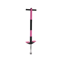 Relaxdays Pogo stick pre deti, do 35 kg, polstrovaný, protišmykový, nehrdzavejúca oceľ, ružový, vonkajšia skákacia tyč 8