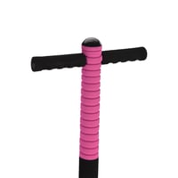 Relaxdays Pogo stick pre deti, do 35 kg, polstrovaný, protišmykový, nehrdzavejúca oceľ, ružový, vonkajšia skákacia tyč 5