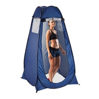 Relaxdays Pop-Up prezliekací stan UV 50+ - modrý - 190x120x120 cm 1