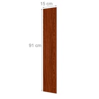 Relaxdays PVC podna obloga, samoljepljiva, 5 m² / 36 kom, izgled drva, crvenosmeđa 4