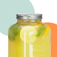 Relaxdays Retro Üveg Italadagoló 3,5 L, Csappal, Vintage Limonádé Kancsó, Átlátszó, Kerti Party Szörpöskanna 5
