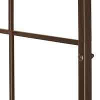 Arcadă de grădină Relaxdays din metal inoxidabil 224x110x41 cm pentru plante agățătoare, culoare bronz 7