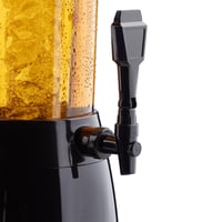 Pivná veža Relaxdays 2,5 l, s 20 pohármi na pivo, chladením a čapom, plastový dávkovač nápojov, farebná 7