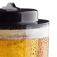 Pivná veža Relaxdays 2,5 l, s 20 pohármi na pivo, chladením a čapom, plastový dávkovač nápojov, farebná 6