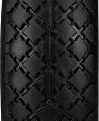 Relaxdays szállítókocsi kerék 260x85mm, 80kg terhelhetőség, piros-fekete - 26 x 26 x 8.5 cm, 1, black/red 8