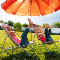Relaxdays Zemný kotviaci hrot pre slnečník a sušiak na bielizeň, skrutkové upevnenie, priemer tyče 25–55 mm, strieborná/modrá 3