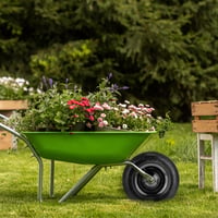 Relaxdays kotač za tačke 3.50-6, pneumatska guma 2 PR, nosivost 120 kg, čelični naplatak, s ventilom, crni 2