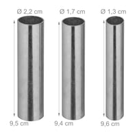 Relaxdays náhradné koleso na fúrik 4.80/4.00-8, nafukovacie, oceľový disk, 3 adaptéry, max. 120 kg, čierno-červené 5