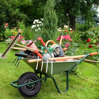 Roată de roabă Relaxdays 4.80/4.00-8, anvelopă pneumatică, roată de rezervă pentru roabă, jantă din oțel, valvă, până la 120 kg, negru 5