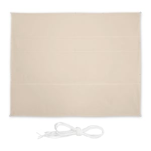 Relaxdays pravokutno sjenilo 5 x 6 m, vodootporno, otporno na UV zračenje, s užadima za zatezanje, za terasu i balkon, bež