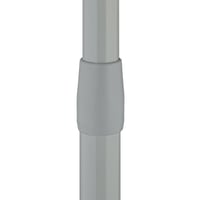 Teleskopická tyč Relaxdays 110-200 cm, nerezová upínacia tyč na sprchový záves, záclonu, do zárubne, bez vŕtania, sivá 6