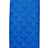 Relaxdays Koleso na fúrik z plnej gumy, 2 ks, plastový disk, 80 kg, modro-červené, os 25 mm, 260x85 mm 8