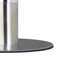 Relaxdays Platou pentru tort cu picior, Ø 30 cm, Platou rotativ pentru servire, Sticlă și oțel inoxidabil, Transparent/Argintiu 8