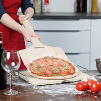 Relaxdays XXL drvena lopata za pizzu s iznimno dugačkom drškom, 1 x 30 x 78 cm, za krušnu peć, od prirodnog drva 2
