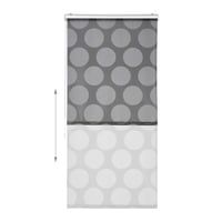 Relaxdays sprchová a vaňová roleta, vodoodpudivá, sivá, 80 x 240 cm, sťahovacia na strop alebo na okno 6