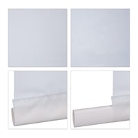 Roleta do sprchy Relaxdays, 80x240 cm, sťahovacia, do sprchy a na vaňu, na strop a okno, vodoodpudivá, biela 8