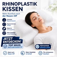 RelaxSleep Premium jastuk za spavanje na leđima - ergonomski jastuk za vrat i jastuk od memorijske pjene za stabilan položaj na leđima, protiv bora, nakon transplantacije kose, operacije nosa i grudi 5