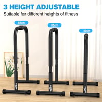 RELIFE Rebuild Your Life Dip Station Párhuzamos Rudak Edzőpad Otthoni Edzéshez - black 3