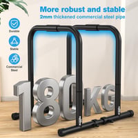 RELIFE Rebuild Your Life Dip Station Párhuzamos Rudak Edzőpad Otthoni Edzéshez - black 2