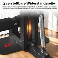 Aparat pentru genuflexiuni RELIFE REBUILD YOUR LIFE cu benzi de rezistență, pentru întărirea abdomenului și a picioarelor, antrenament de forță acasă, tonifierea feselor și a picioarelor 4