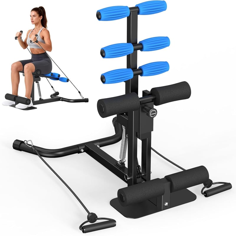 Aparat pentru genuflexiuni RELIFE REBUILD YOUR LIFE cu benzi de rezistență, pentru întărirea abdomenului și a picioarelor, antrenament de forță acasă, tonifierea feselor și a picioarelor