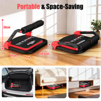 Aparat de Fitness pentru Abdomen RELIFE REBUILD YOUR LIFE, Mini, pentru Acasă, Pliabil, cu 3 Niveluri de Rezistență, Gri 7