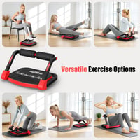 Aparat de Fitness pentru Abdomen RELIFE REBUILD YOUR LIFE, Mini, pentru Acasă, Pliabil, cu 3 Niveluri de Rezistență, Gri 2