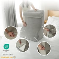 Relivy Olvasópárna Memory Foam Ortopédikus Hátpárna Ágyhoz és Kanapéhoz 6