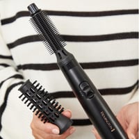 Perie cu aer cald Remington AS7100, 2 accesorii (perii rotunde de 19 mm și 25 mm), negru, pentru uscare și coafare păr scurt 5