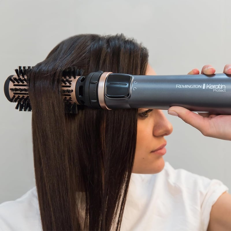 Remington AS8811 Forró Levegős Forgó Hajkefe Keratin Védelemmel 3 Fej + Hajcsipesz - Rotating hot air brush