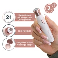 Aparat de epilat facial 2 în 1 Remington BareMe WFS200, rezistent la apă, alb 5